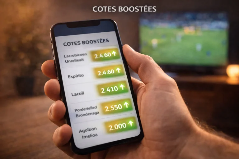 Cotes boostées et promotions paris sportifs