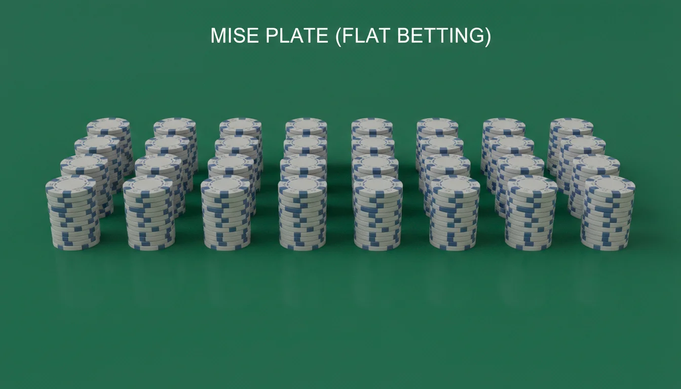 Méthode flat betting pour une mise plate constante